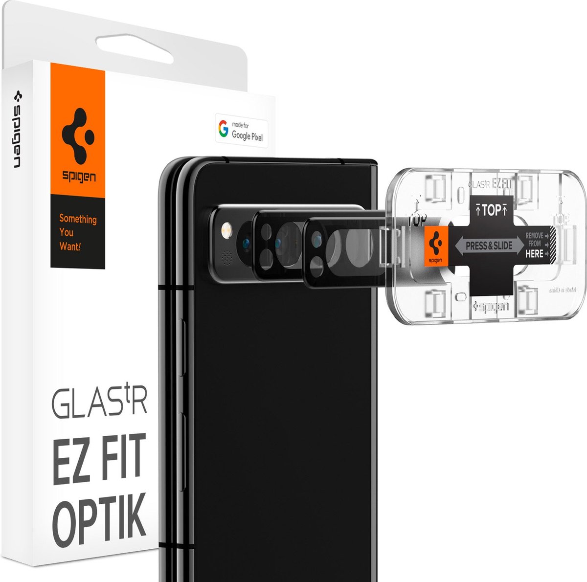 Spigen Optik EZ Fit Google Pixel Fold Camera Lens Protector (2-Pack)