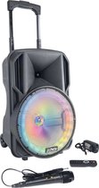 Party Sound PARTY-10RGB mobiele bluetooth PA luidspreker box 10 400W