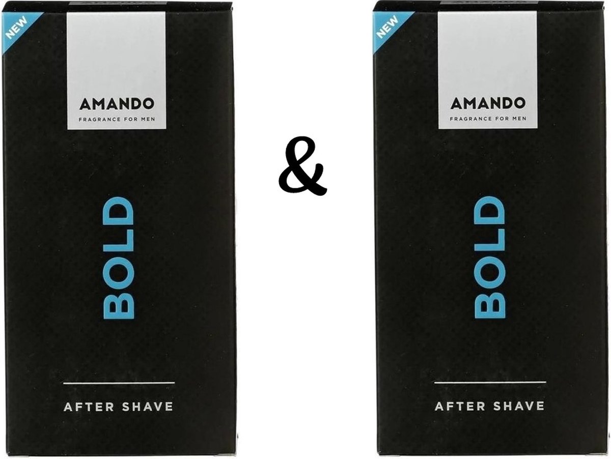 Amando Bold - Aftershave - 2 x 50 ml