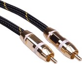 ROLINE GOLD Tulp kabel. simplex M/M, Wit, 5 m