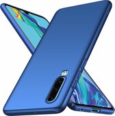 Ultra thin Huawei P30 case - blauw  + gratis glazen Screenprotector