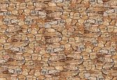 Fotobehang Stone Wall | XL - 208cm x 146cm | 130g/m2 Vlies