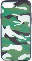 Siliconen Camouflage hoesje voor de iPhone 7 plus