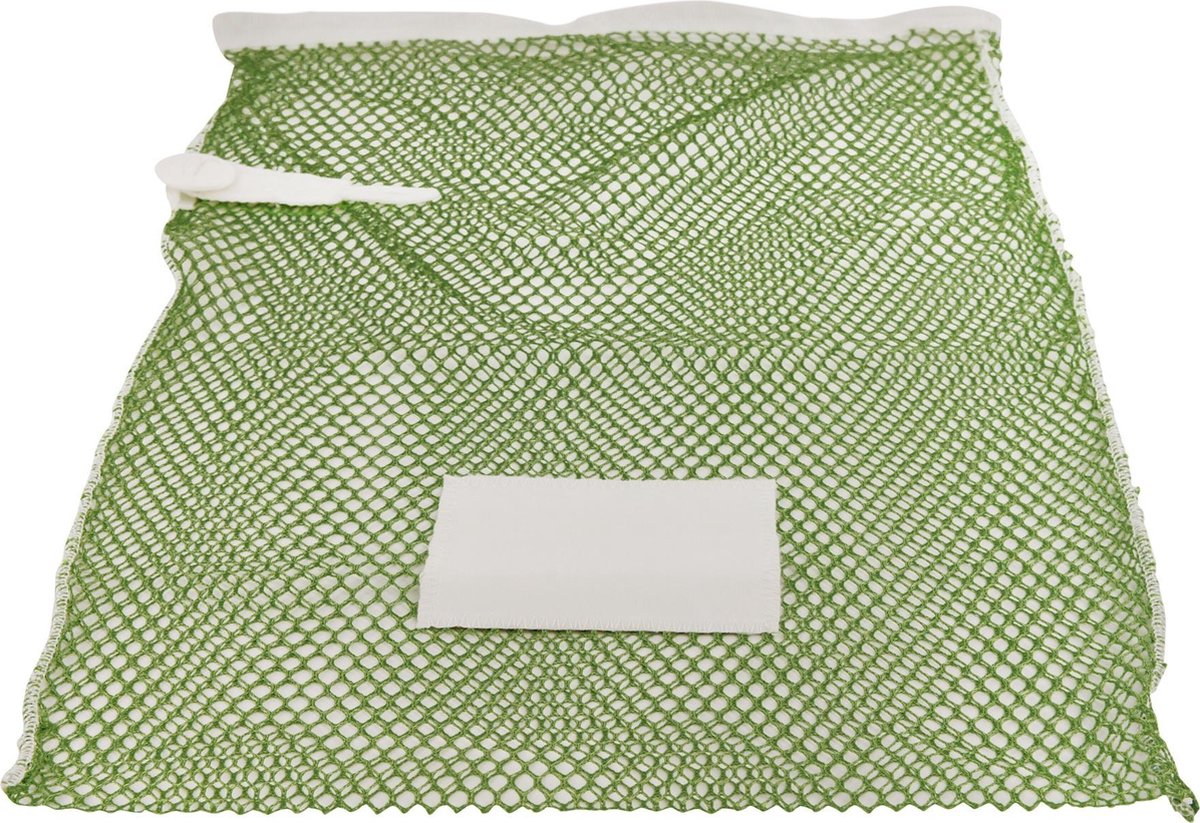 Goedkoopste Premium wasnet 40x60 cm - Met knoopsluiting - Groen