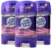 Lady Speed Stick Breath of Freshness Deodorant Gel Stick - 3 x 65g - Deodorant Vrouw