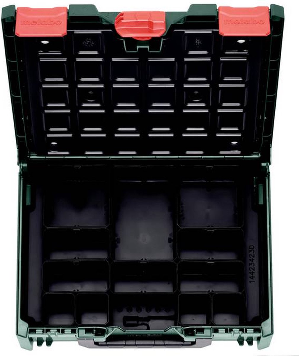 Cassetta Portautensili Metabo MetaBOX 340 - Vuoto 31L, Robustissima IP43,396x296x340mm