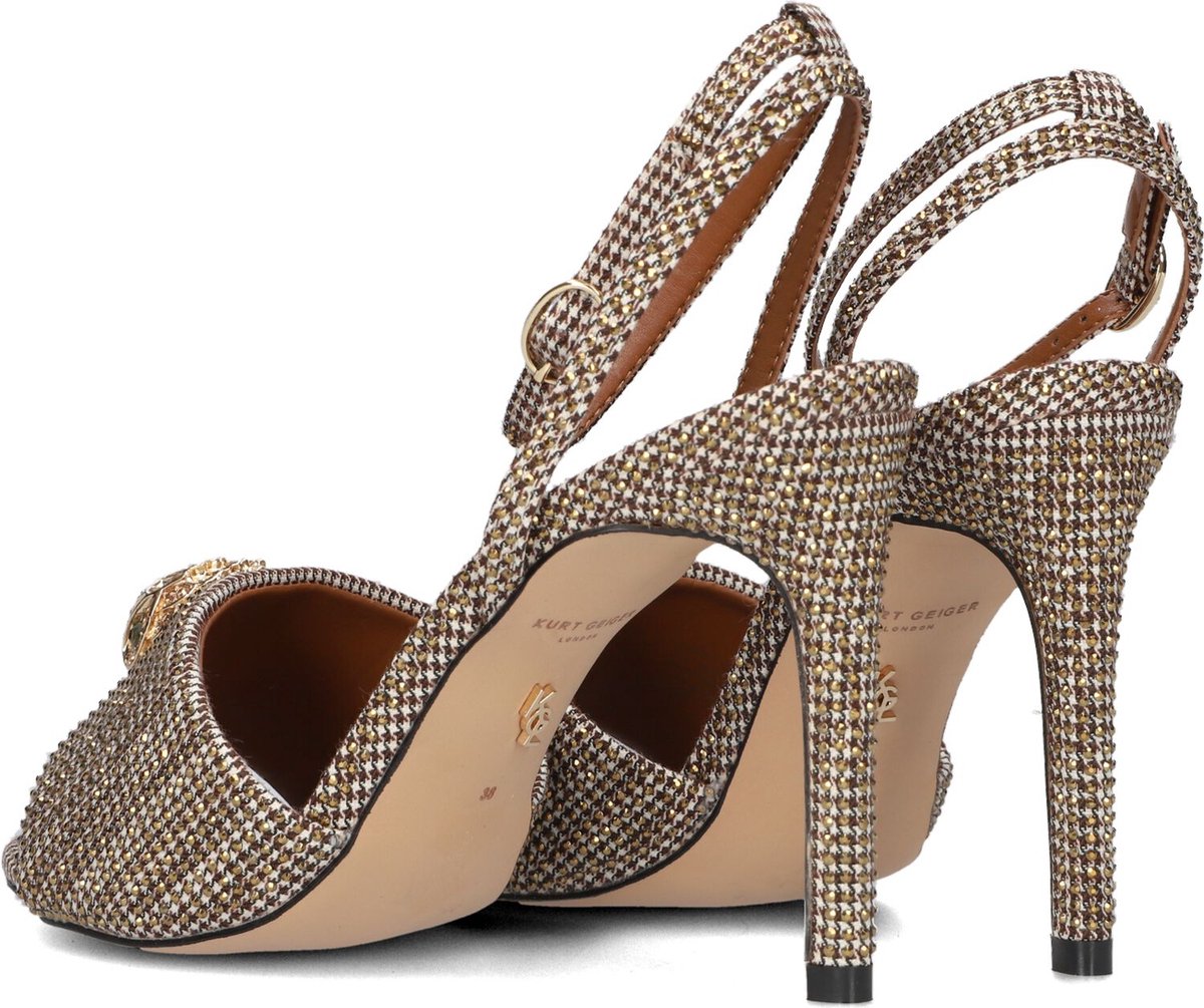 Talons Hauts Kurt Geiger à Bretelles - Taille 39 - Motif Tribal - Avec Défaut (pampille Manquante)