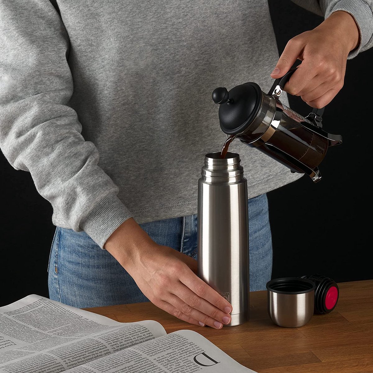 Gobelet inox télescopique - ACTION % - boutique en ligne
