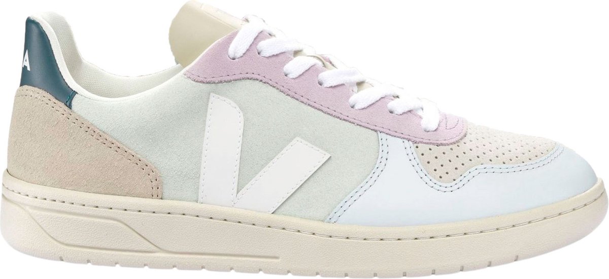 Veja Lage leren sneakers White Dames