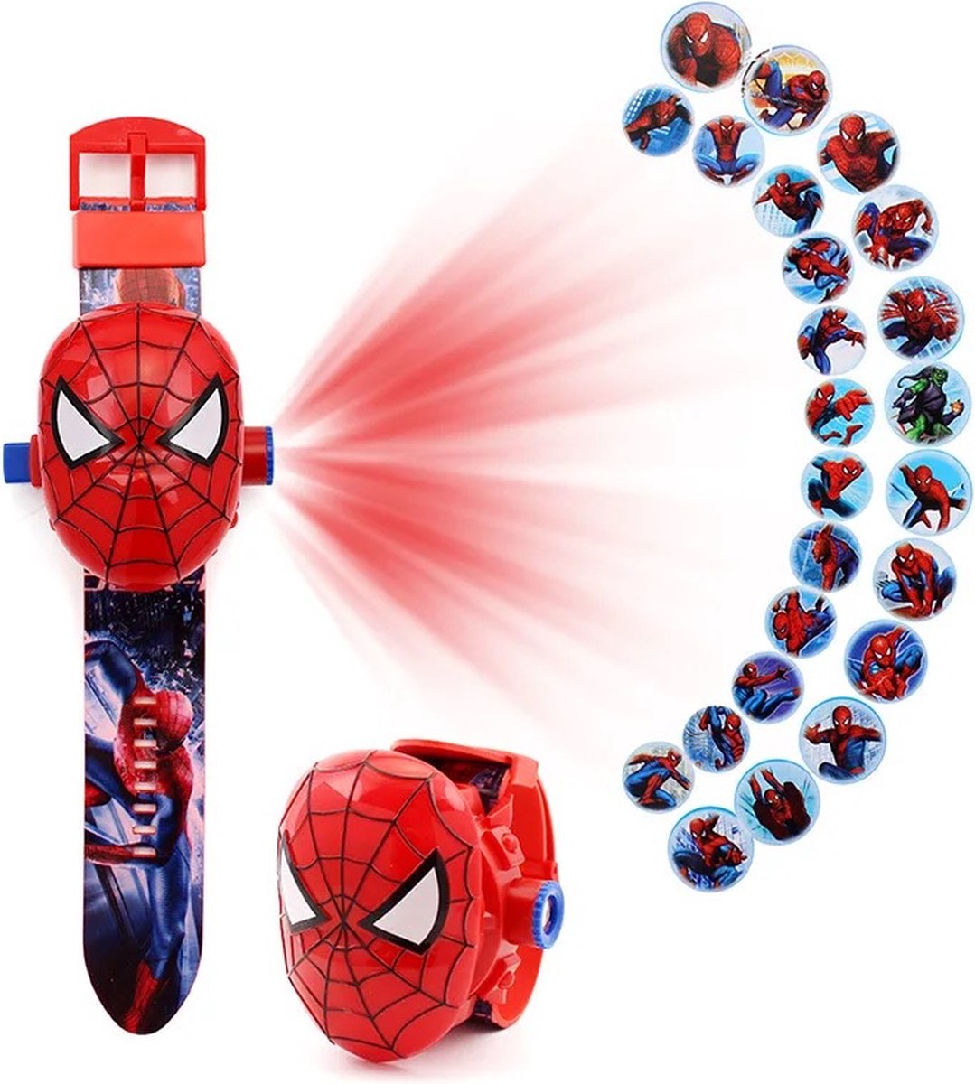 Spiderman Marvel Projector Horloge - Digitale Kinder Horloge - Speelgoed Watch - Kinderen - 24 stijlen
