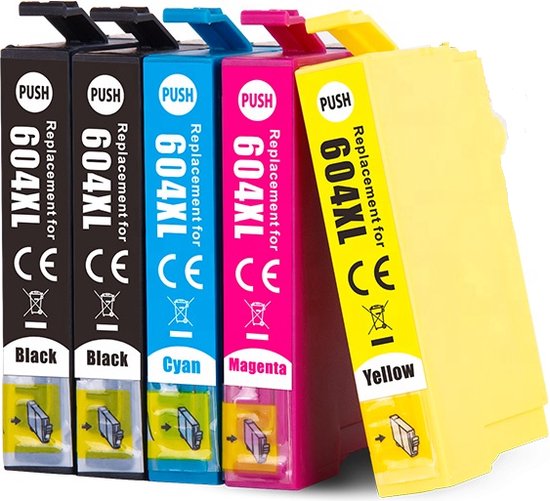 604XL Ink Cartridges Replacement for Epson 604 XL Ink Cartridge for Epson  Expression Home XP-2200 XP-2205 XP-3200 XP-3205 XP-4200 XP-4205, Workforce  WF-2910DWF WF-2930DWF WF-2935DWF WF-2950DWF 4pack : Buy Online at Best Price