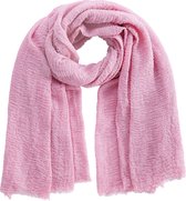 Emilie scarves The all time essential scarf - sjaal - roze - linnen - viscose