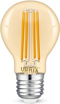 Yphix E27 LED filament lamp Atlas A60 amber 8W 1800K dimbaar - A60
