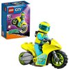 foto van LEGO City Stuntz Cyber stuntmotor - 60358