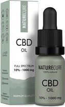 Nature Cure CBD-olie 10% - 1000 mg- Full Spectrum  10 ml