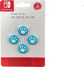 Thumb Grips adaptés pour Nintendo Switch/ OLED / Lite - Blue Paws - Performance Thumb Sticks - Cat Paws - Precision Rings - DUO PACK Thumbsticks - 4 pièces
