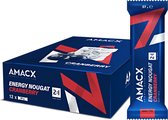 Amacx Energy Nougat - Energiereep - Fudge - Powerbar - Cranberry - 12 pack
