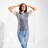 OBYCPIN Lot De 2 Ponchos Pluie Réutilisables - EVA Imperméable - Capuche Adjustable - Randonnée, Camping, Vélo