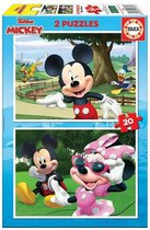 EDUCA - puzzel - 2 x 20 stuks - Mickey & Friends