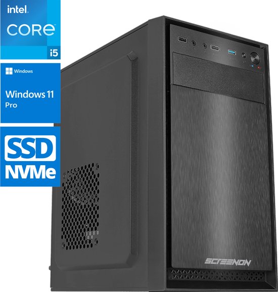 Intel Compleet PC | Intel Core i5 | 16 GB DDR4 | 1 TB SSD - NVMe | Windows  11 Pro | bol.com