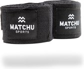 Matchu Sports - Bandage boksen - Boksbandage - Boksbandages - Wasmachinebestendig - 2 stuks - Boxing Wraps - kickboks bandage - Heren/dames - 350 cm