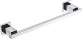 Sagittarius One 270S1 Porte-serviettes Chrome 40 cm | Porte-serviettes Design pour salle de bain et Cuisine | Porte-serviettes en Messing chromé