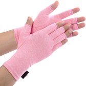 Reuma Compressie Vingerloze Handschoenen Artritis Gloves - Set van 2