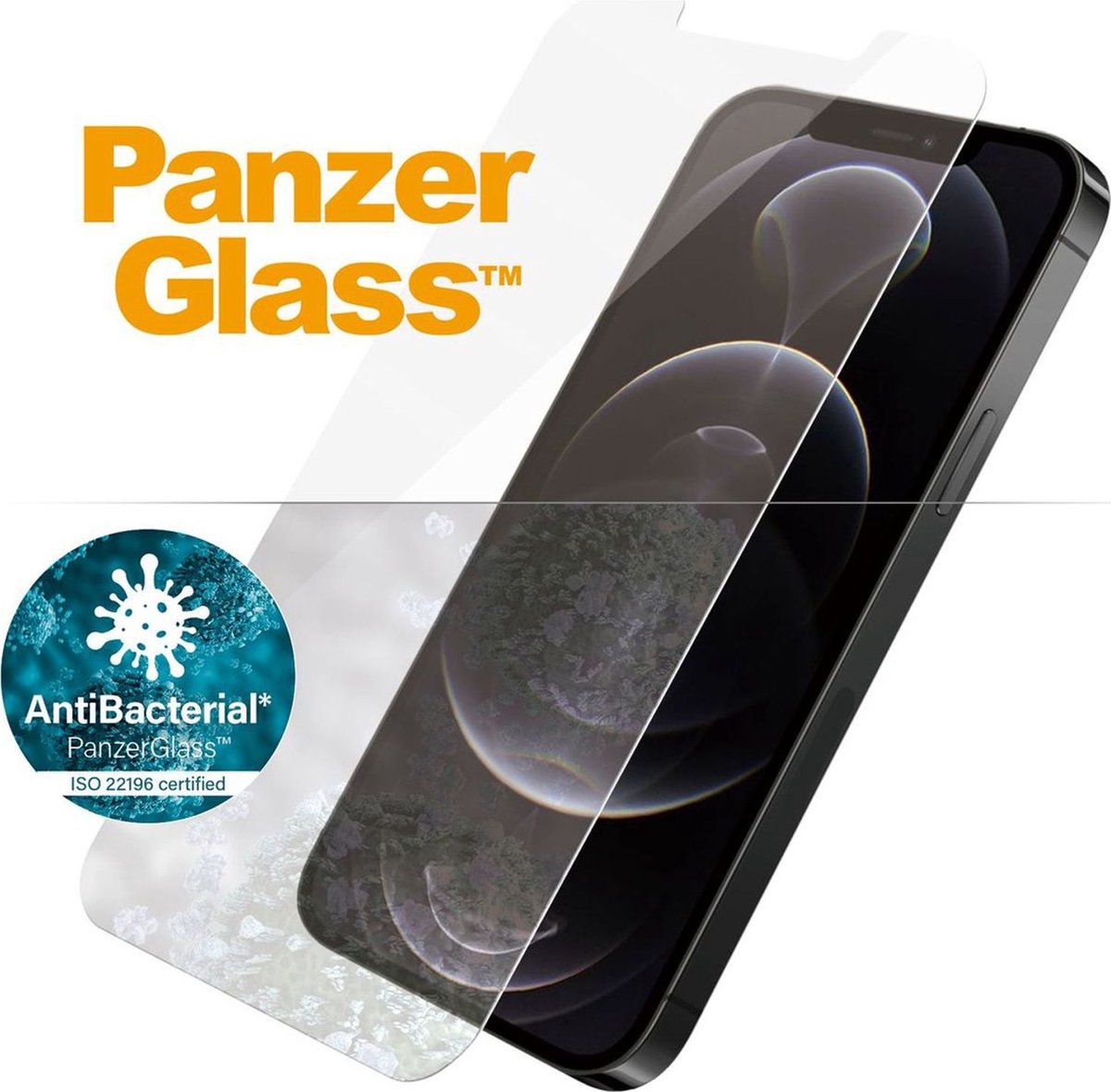 PanzerGlass Screenprotector geschikt voor Apple iPhone 12 Glazen | PanzerGlass Standard Fit Screenprotector - Case Friendly