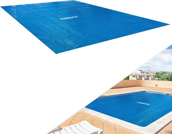 AREBOS Afdekzeil Zwembad - Zwembadzeil - Solar Afdekzeil Zwembad - 2,6 x  1,6 m -... | bol.com