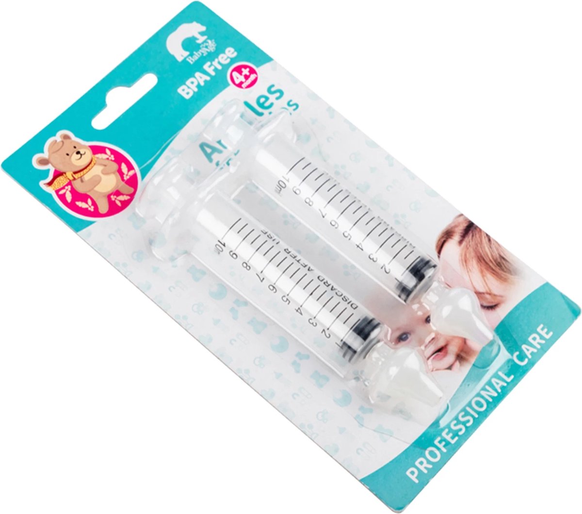 Goedkoopste Neusreiniger Baby en volwassenen - Neuszuiger - Snotzuiger Baby verzorging - neusdouche - Toetenvegers - Snoetenpoetsers – Baby Neusreiniger - Neusspuit Baby -Neusspuit voor Baby's - 2 stuks - Neus spuit