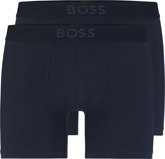 HUGO BOSS Ultrasoft boxer briefs (2-pack) - heren boxers normale lengte modal - zwart - Maat: S