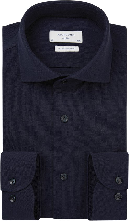 Profuomo - Overhemd Donkerblauw - Mannen - Maat M