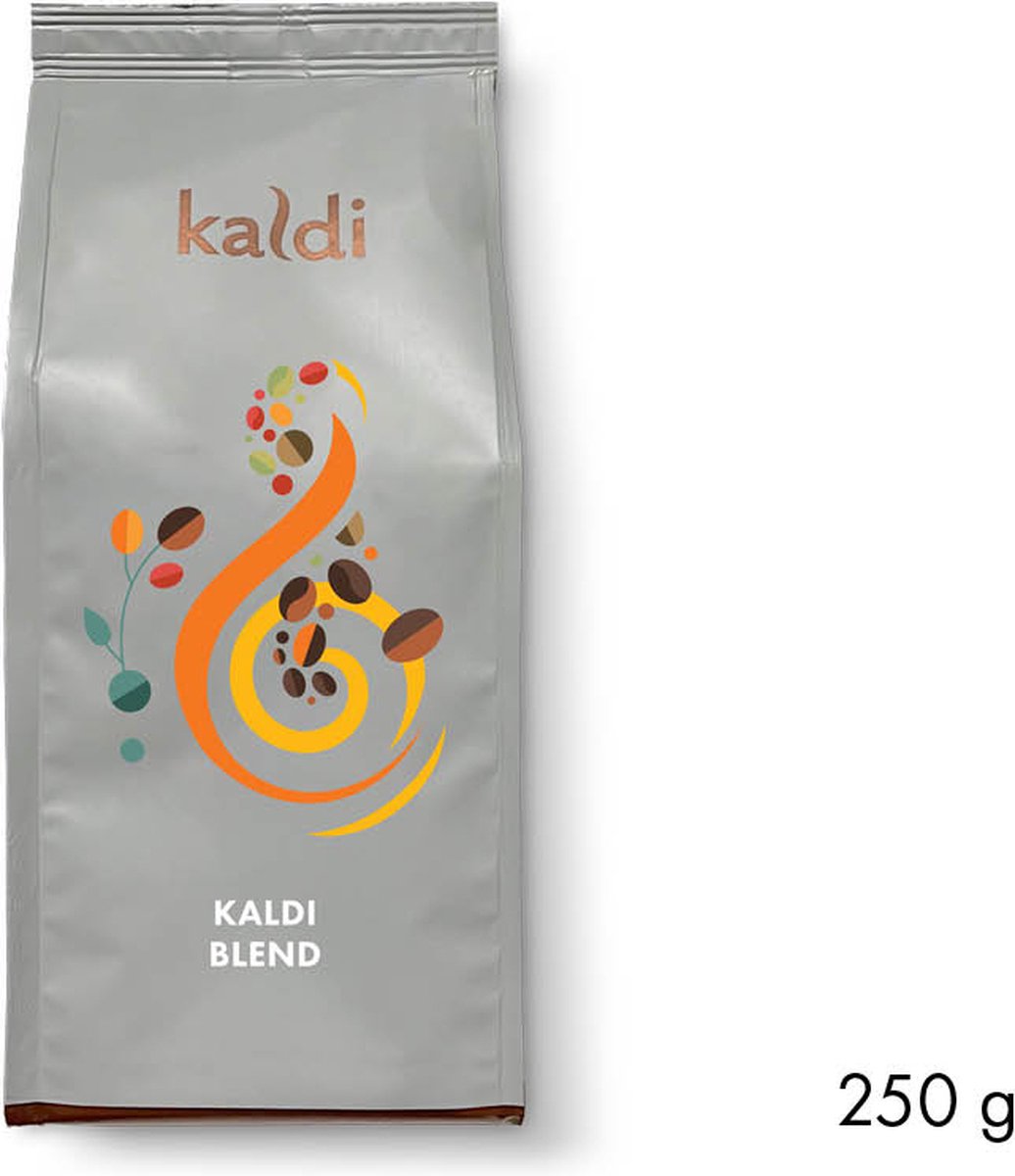 Goedkoopste Kaldi Blend - Koffiebonen 250 gram - Arabica en Robusta - Sterkte 7 - Medium volle koffie