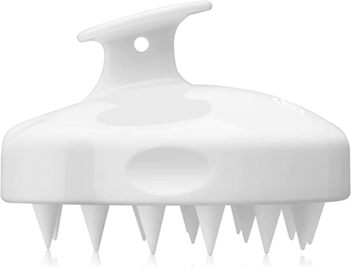 Goedkoopste Fuzi Tools - Scalp Massager - Wit - Unisex - Schedel Massager - Hoofdhuid Massager - Haarverzorging - Anti Roos