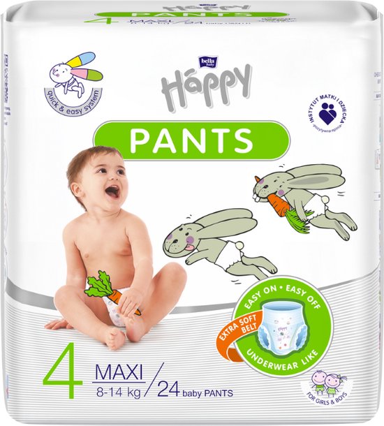 Couches Pampers baby-dry pants maxi Taille 4 - 8/14 Kg