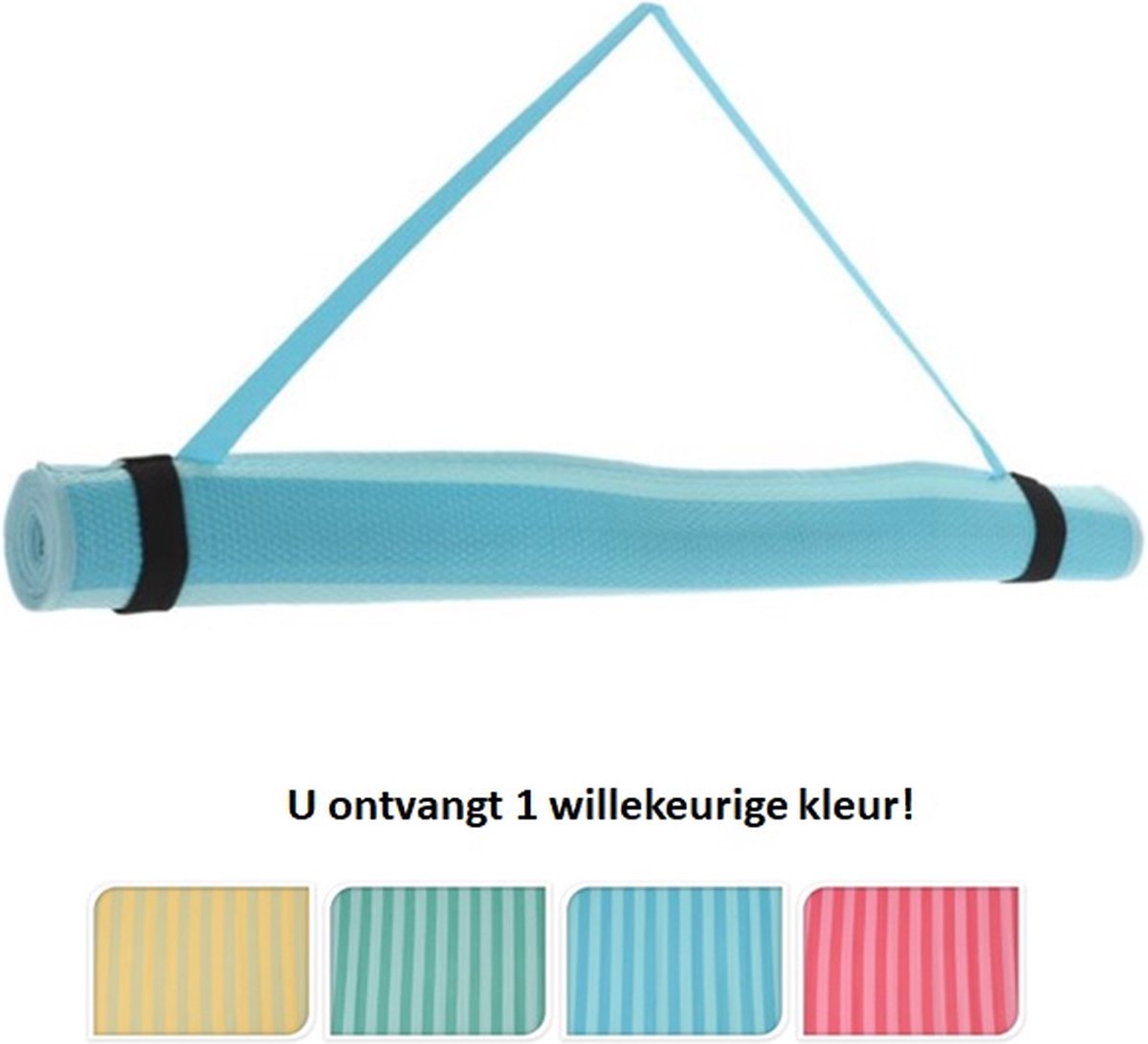 Rieten strandmat 180x75cm - 1 exemplaar - Voor strand - Zwembad - Ligweide - Matje - Opvouwbaar