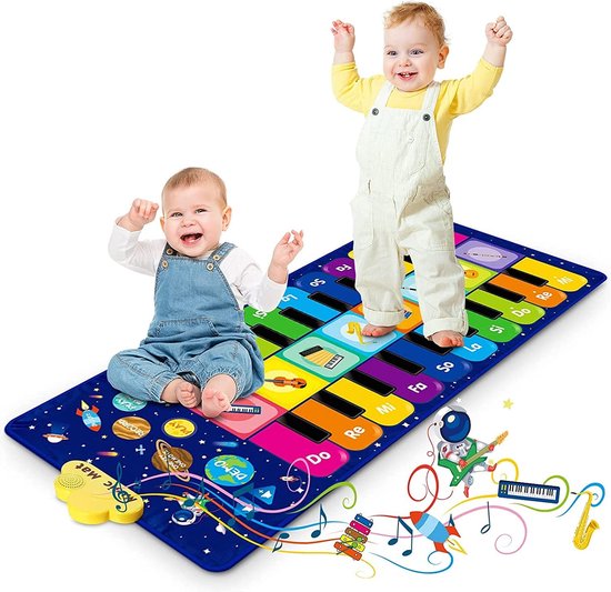 toenemen Afhankelijk team Dansmat, Pianomat voor peuters, Babymuziekmat Speelmat Toetsenbordmat met  8... | bol.com