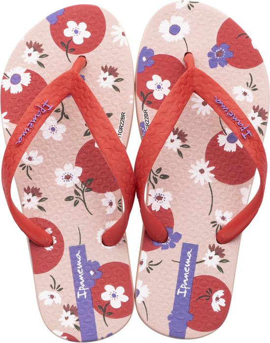 Ipanema Classic Kids Slippers Unisex Junior Beige Red Maat 25