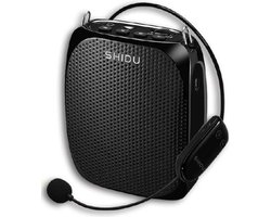 Spraakversterker - Stemversterker - geluidversterker - Draagbare Bluetooth Luidspreker - 10 W - Microfoon Headset - Oplaadbare Stemversterker voor Leraren - Reizigers - Vergaderingen - Muzikanten – Muziek