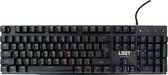 L33T-Gaming OSEBERG Semi-Mechanisch Gaming USB toetsenbord - USB Keyboard met RGB regenboog verlichting - QWERTY (US) Layout - Zwart