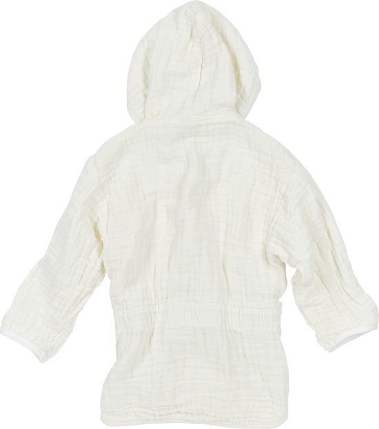 Meyco Baby Uni badjas - offwhite - 86/92 van Meyco — afbeelding 2