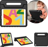 iPad 10.2 (2020) / iPad 10.2 (2019) / iPad 10.2 (2021) Tablet Hoes Kinderen - iMoshion Kidsproof Backcover met handvat - Zwart