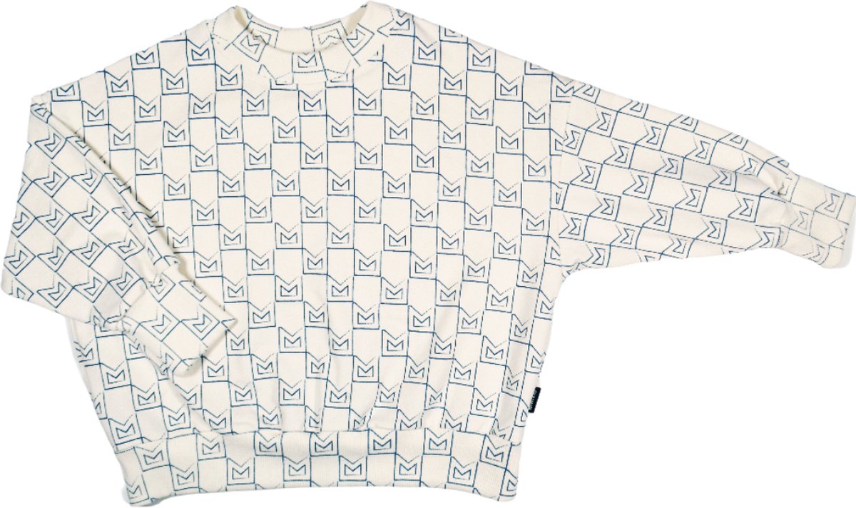 Minikidz Sweater Monogram unisex cream | Minikid 98-104