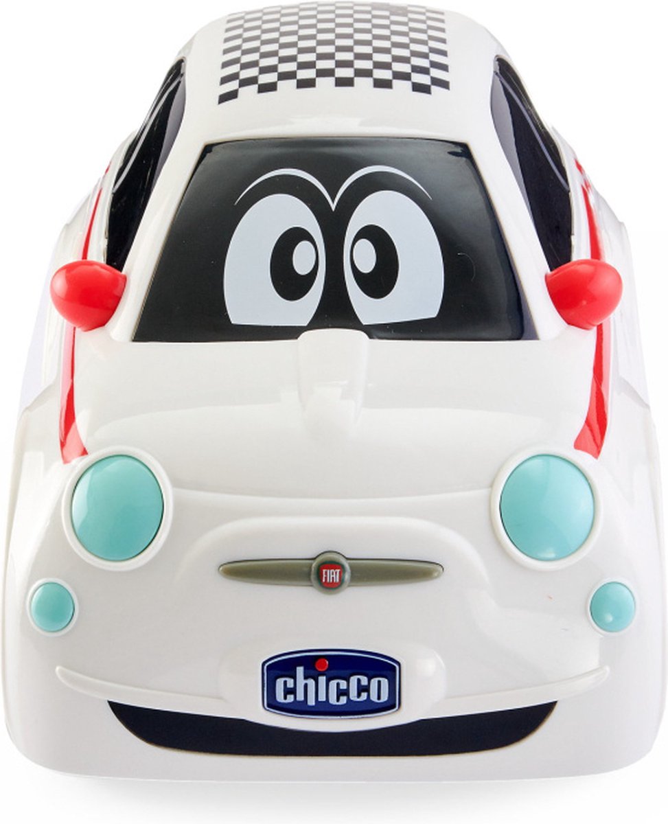 Chicco Fiat 500 RC Voiture de Sport Télécommandée Chicco , Radiocommandée  avec Volant Intuitif, Véhicule à moteur RC avec Sons et Klaxon - Jouets  pour