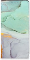 Bookcase voor Geschikt voor Samsung Galaxy A34 Watercolor Mix