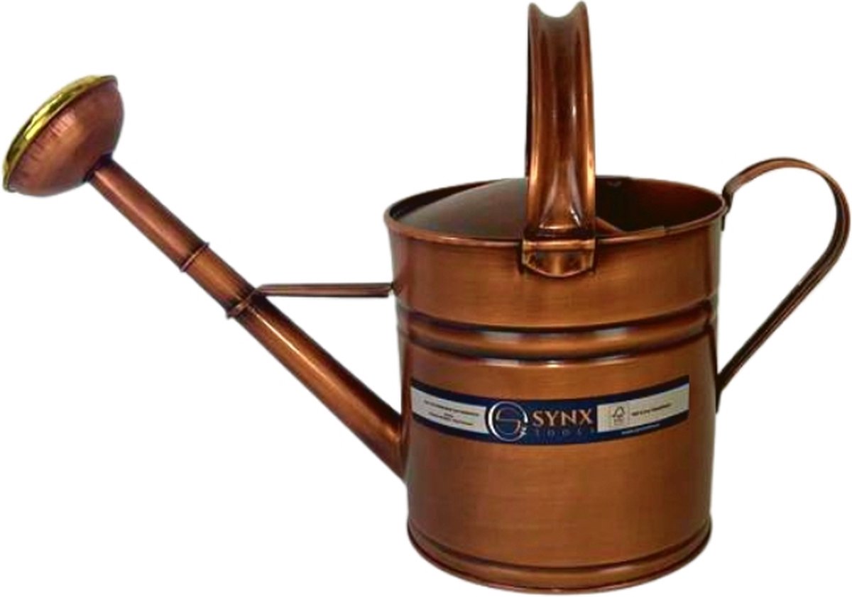 Synx Tools Gieter Koper 5 Liter - Metaal - 5L - Gieters - gieters voor binnen - gieters voor buiten - kleine gieter - gieter binnen - plantengieter — cadeau in Wonen & Interieur - foto 3