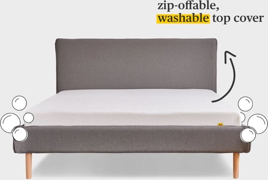 Matras EVE SLEEP Premium foam - Garantie 5 jaar - Traagschuim matras -180x200cm