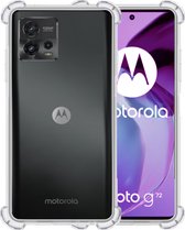 Hoesje geschikt voor Motorola Moto G72 – Extreme Shock Case – Cover Transparant