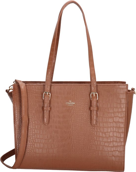 Charm London Midwood Handtas - Cognac