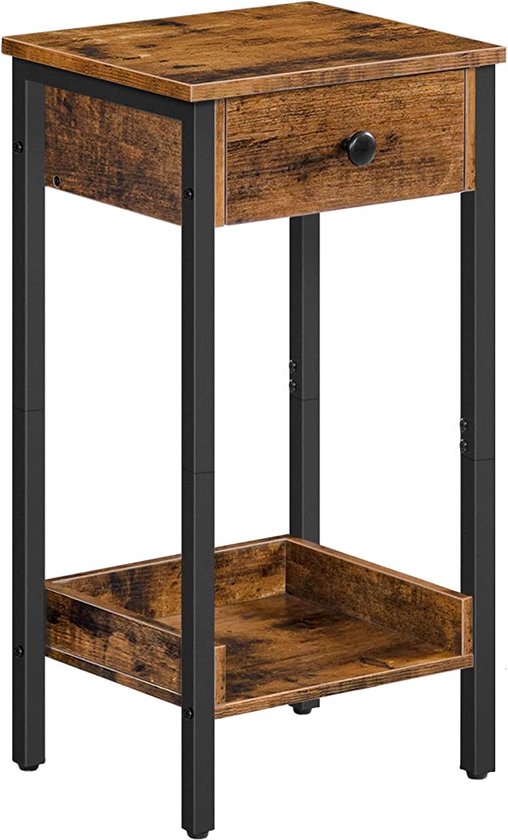 Modern nachtkastje, USB-tafel, smalle tafels, multifunctionele